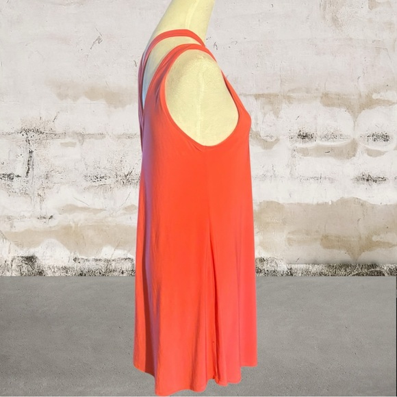 Weekend Women's Spiced Coral Sleeveless Mini Dress Size Medium - Picture 3 of 6